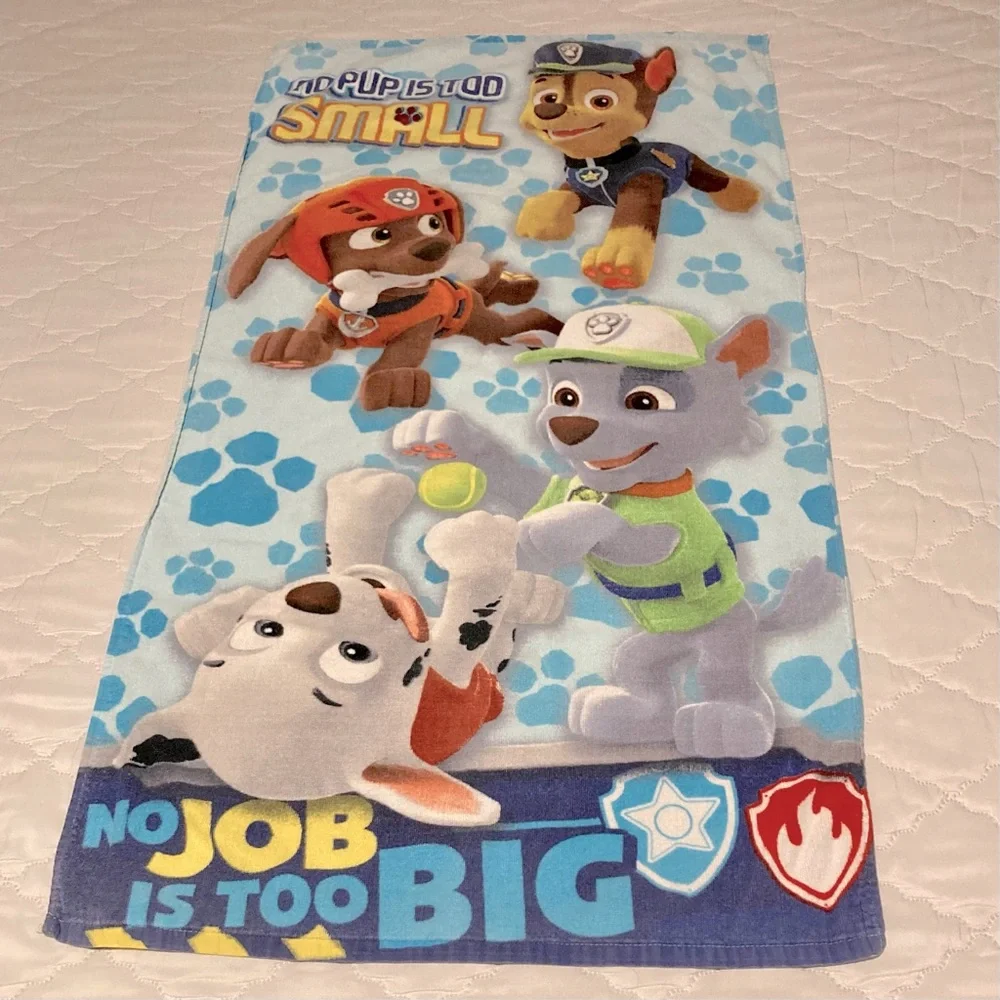 PAW PATROL Nickelodeon Kids Childrens Bath Beach Towel 50 x 24 inches